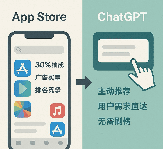 app store 对比 chatgpt apps SDK